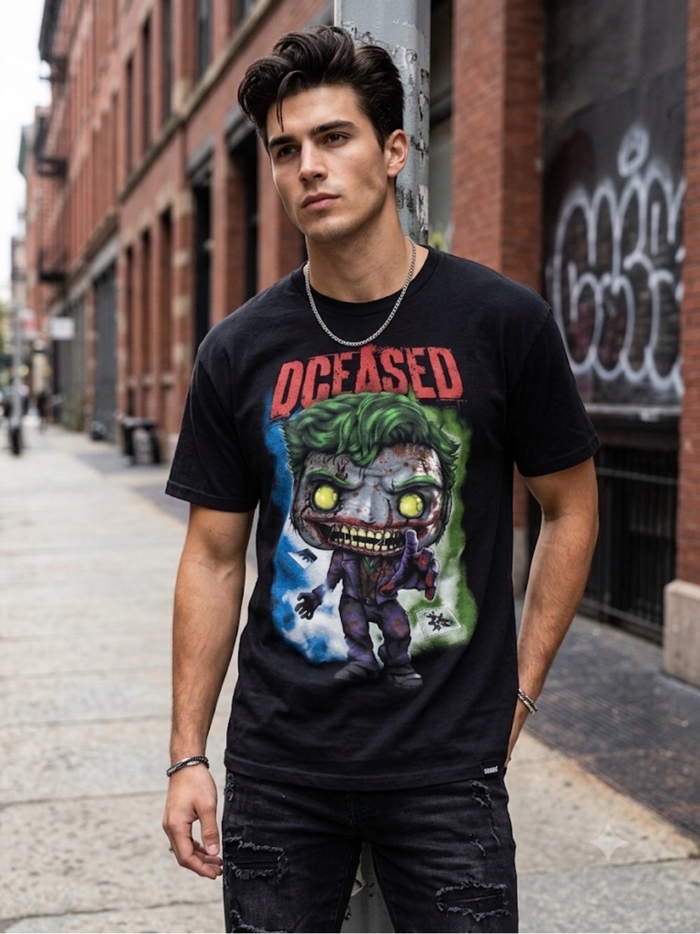 Funko Pop! Batman graphic t-shirt the Joker DCeased Black Size M & XL